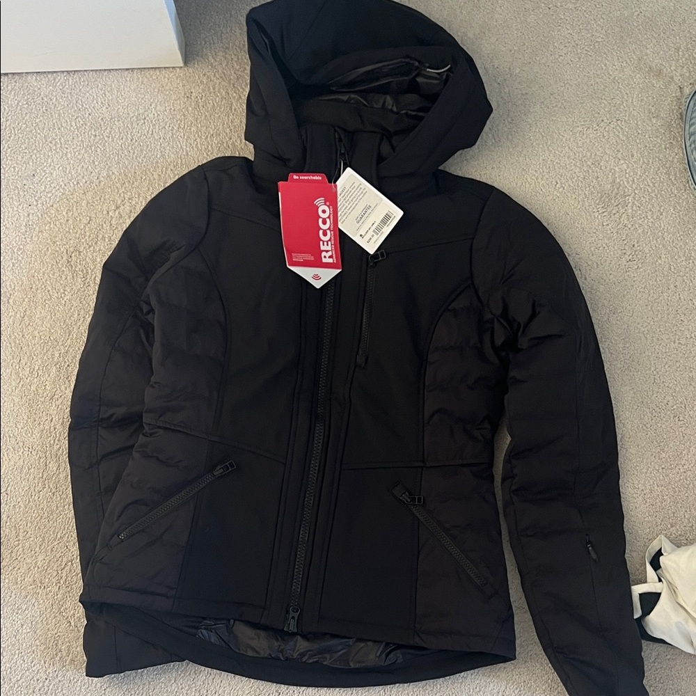 Athleta NWT Women's Black Ski Jacket